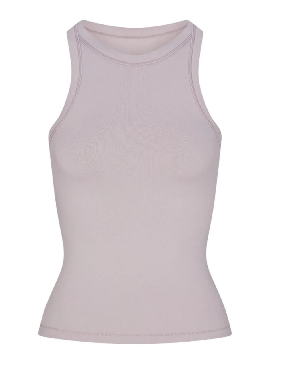🔥🔥SALE!! SKIMS Cotton Jersey Crewneck Racerback tank in Oyster